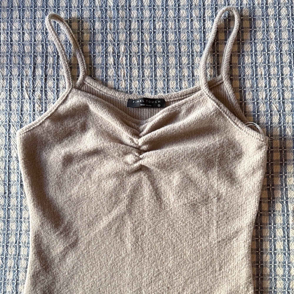 Tan Knit Dress